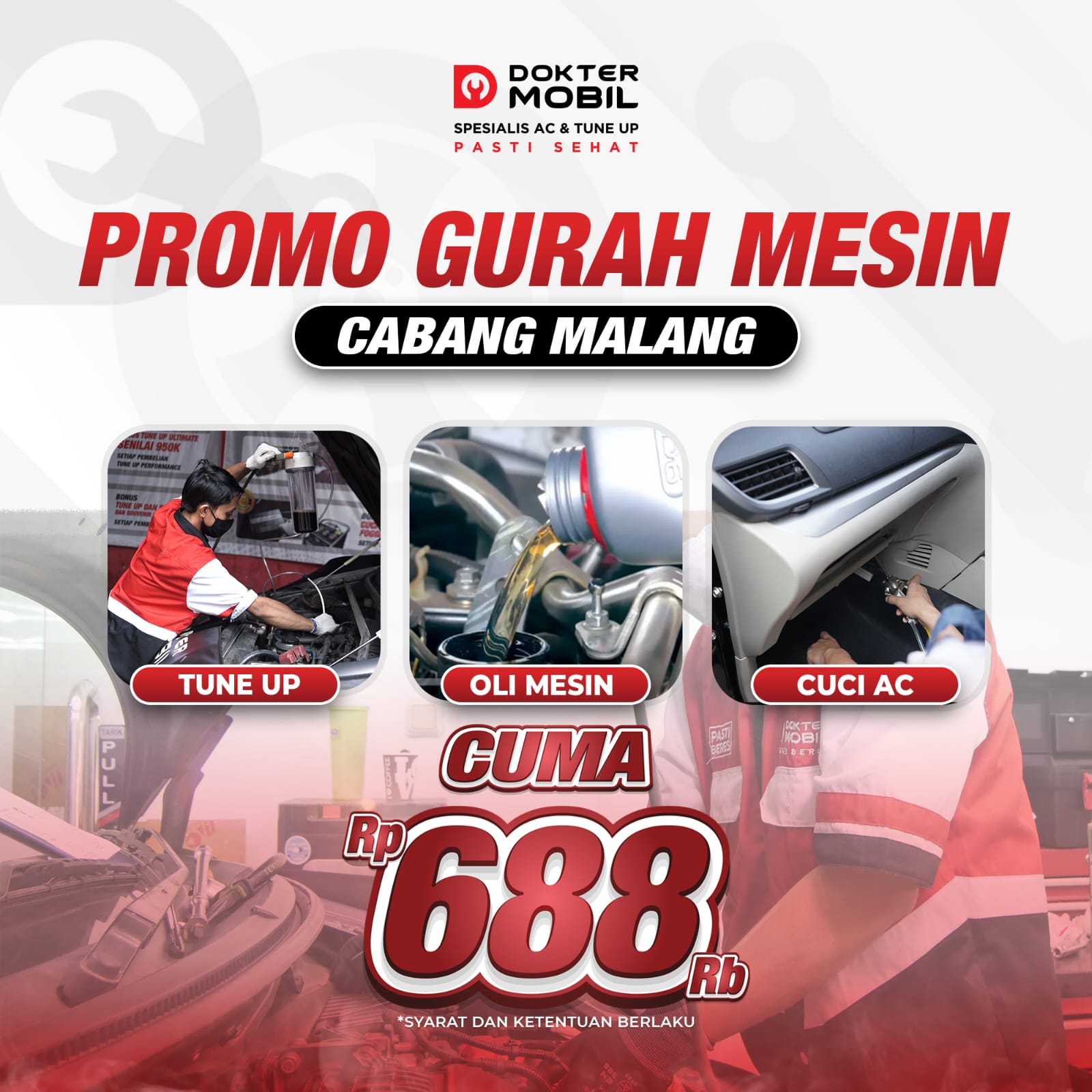 Promo Terbaru Dokter Mobil Malang